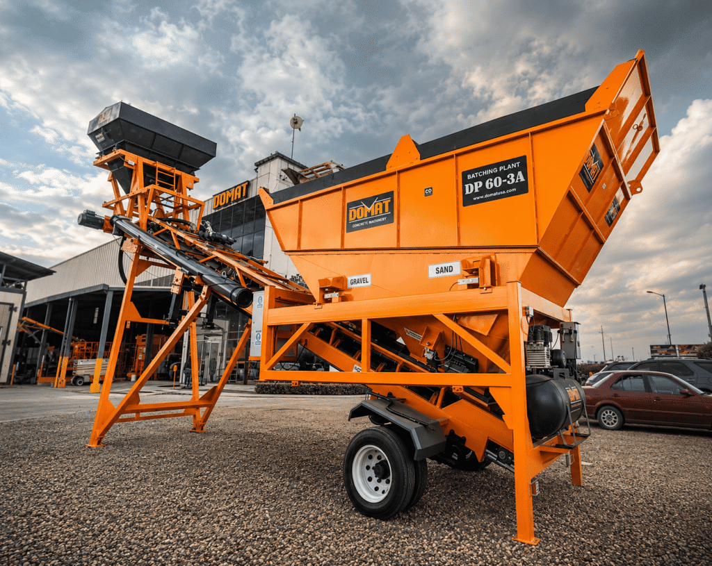 What Is a Mobile Concrete Batching Plant? Applications, Benefits and Key Considerations | DOMAT USA