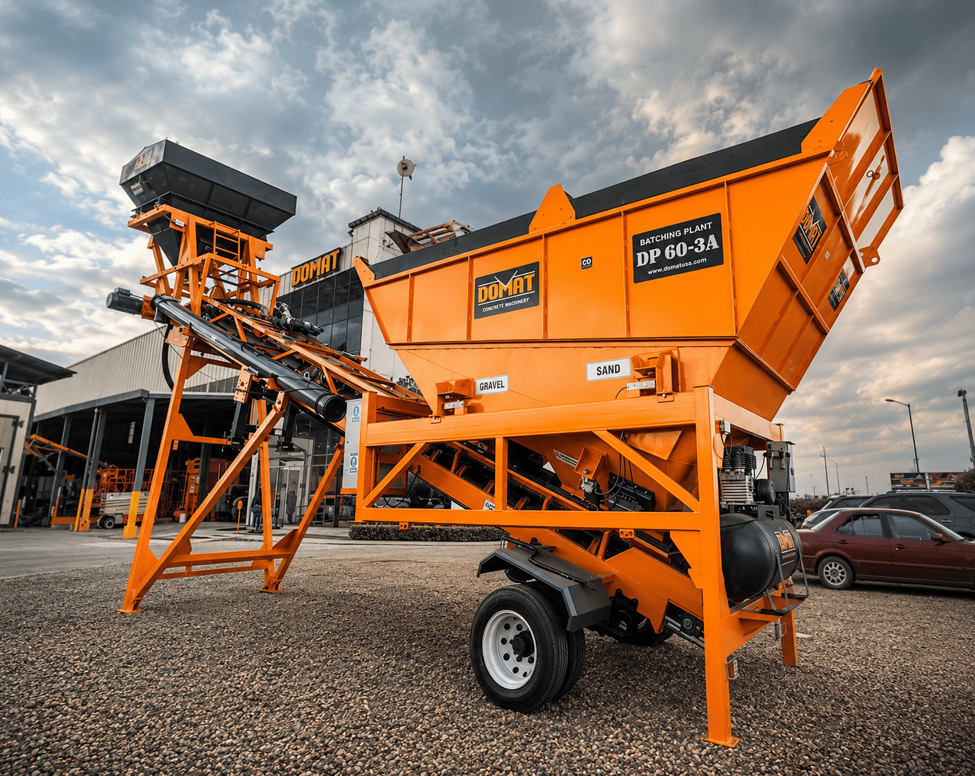 What Is a Mobile Concrete Batching Plant? Applications, Benefits and Key Considerations | DOMAT USA