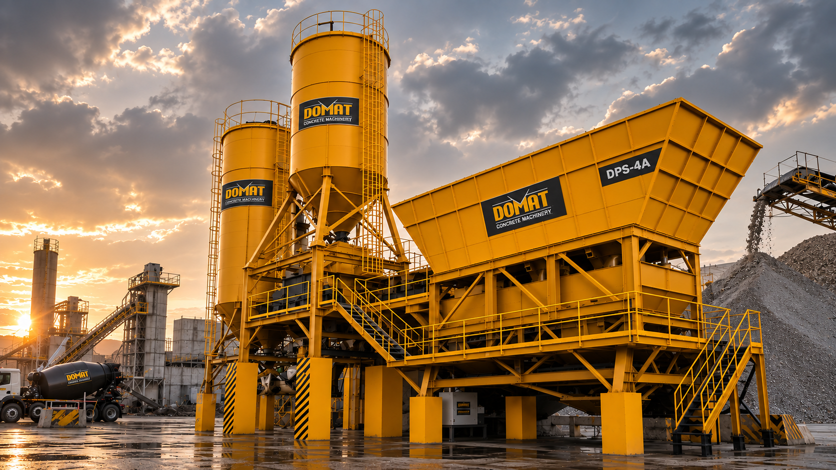 The DOMAT´s Stationary Batching Plant Architecture